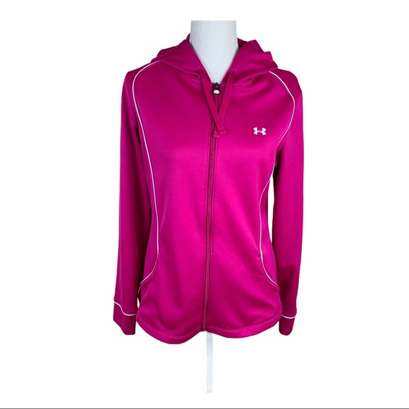 Under Armour Hot Pink Allseason Hoodie. Size M. - Picture 1 of 8